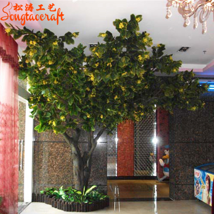 順德大良西餐廳仿真花樹(shù)工程